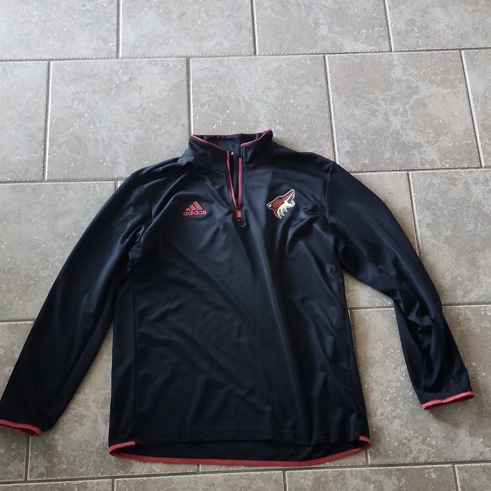 adidas Climalite Men's Neck Pullover L, Phoenix Coyotes Hockey Vintage